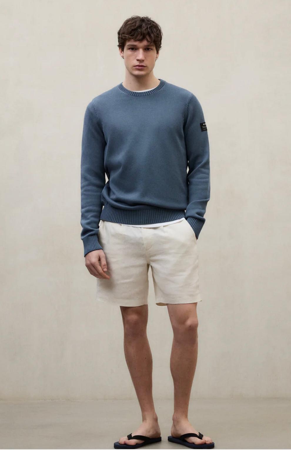ECOALF Pullover Cotone Stone Washed TAIL