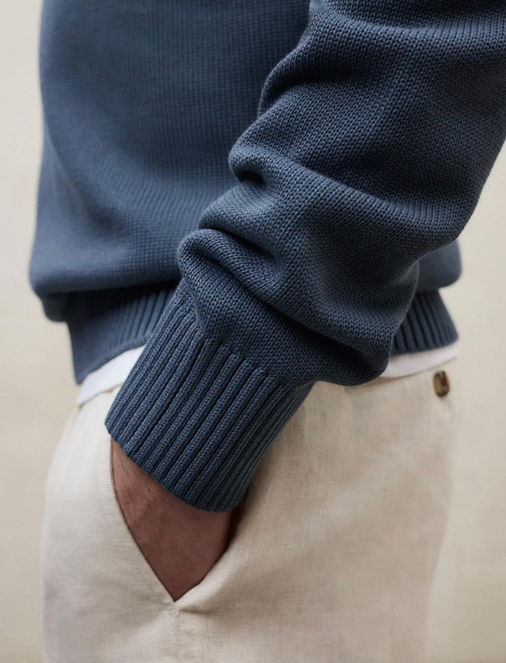ECOALF Pullover Cotone Stone Washed TAIL