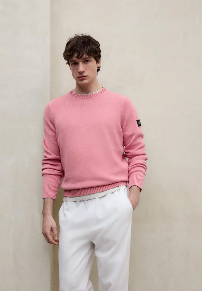 ECOALF Pullover Cotone Stone Washed TAIL