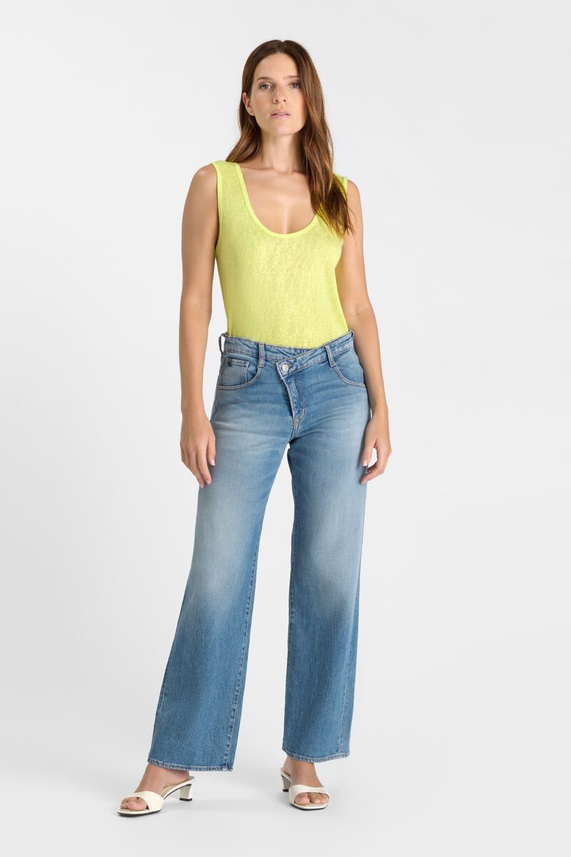 LE TEMPS DES CERISES - Jeans wide leg ODDO BLUE 400/28