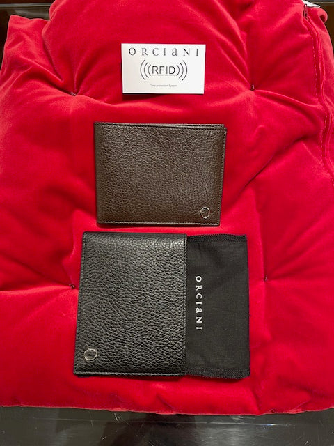 ORCIANI – Portafogli Pelle Micron Martellata RFID – SU0107 MIC